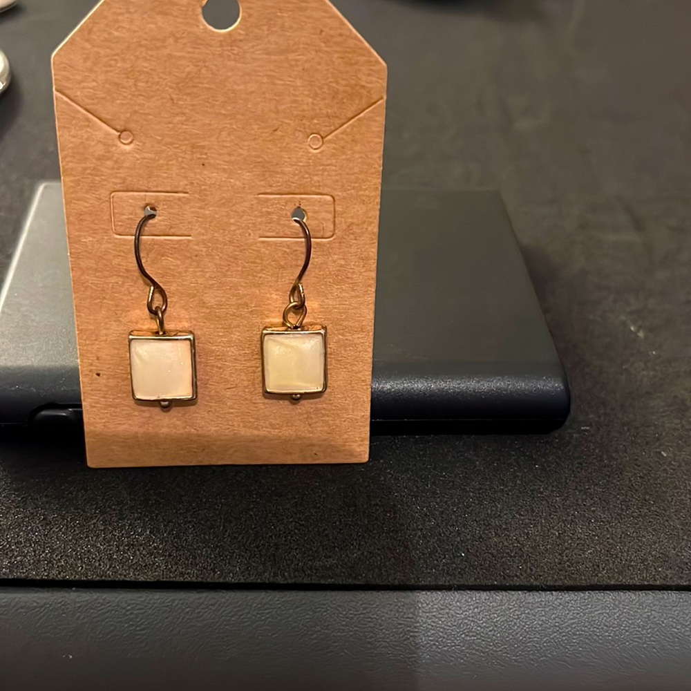 Drop earrings